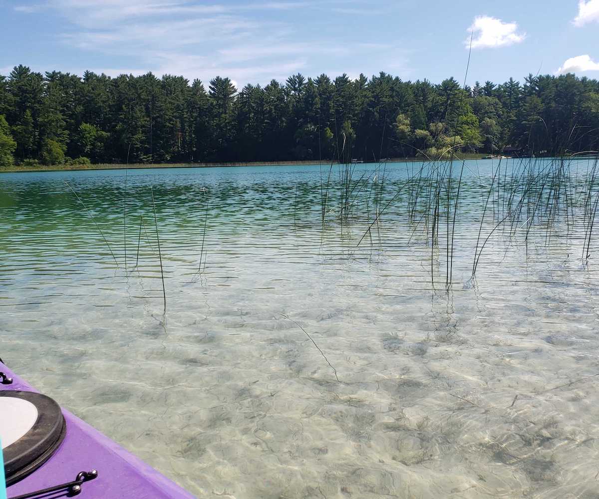 The Clear Water of Marl Lake at Hartman Creek State Park