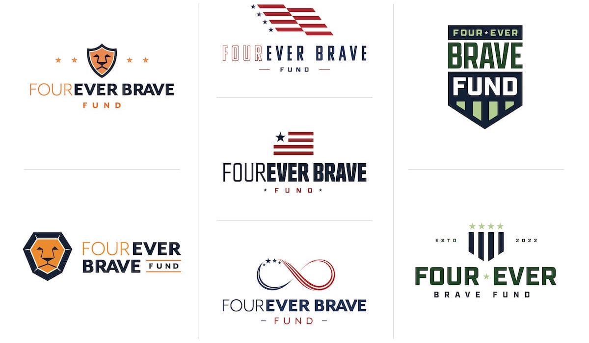 Forever Brave Fund Logo Options